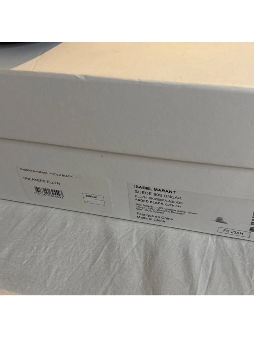 Isabel Marant Black Suede High-Top Wedge Sneakers - Picture 6 of 6